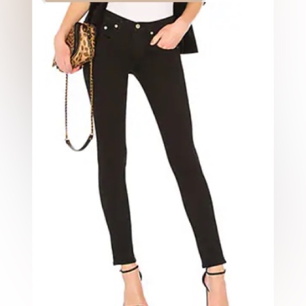 rag & bone Skinny Jean in Coal (Black)